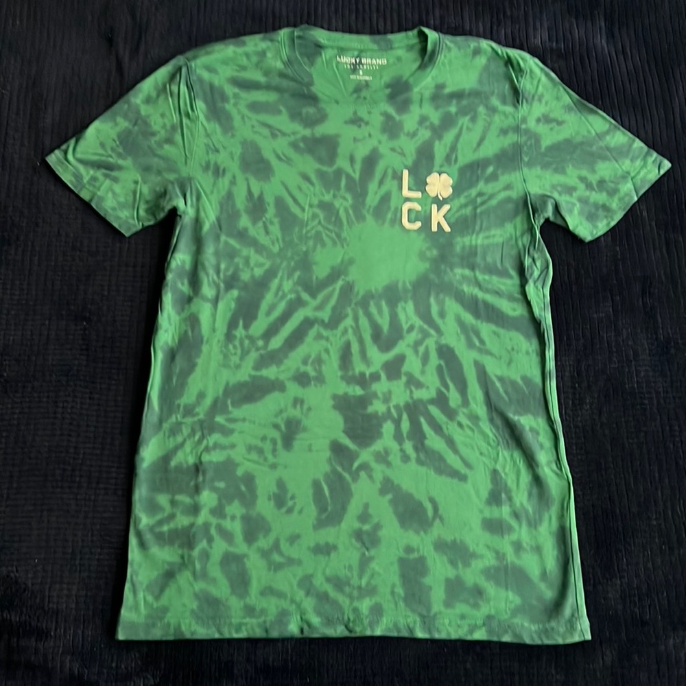 Men’s Lucky Brand Lucky Clover Tie Dye Graphic Tee - SM
